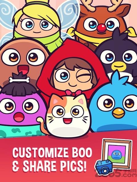 虚拟宠物中文无限金币版(my boo)下载,虚拟宠物boo,模拟游戏,宠物游戏